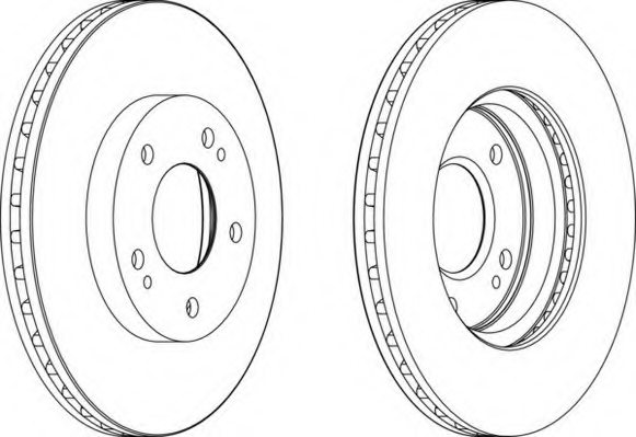 NECTO WN1355 Brake Disc